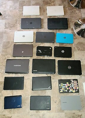 #ad Lot of 20 HP MacBook Dell Toshiba Samsung Acer amp; Lenvo *FOR PARTS*