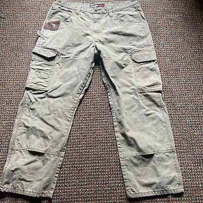 #ad Wrangler Riggs Workwear long pants size 38x30 Carpenter pants