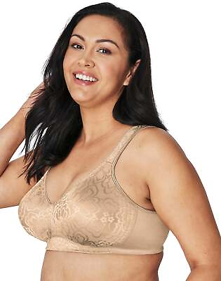 #ad Playtex 18 Hour Bra Wirefree Ultimate Lift True Support Womens 4745 Natural Soft