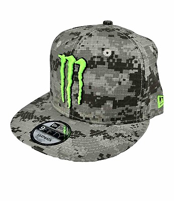 #ad Monster Energy New Era Authentic Brown Digital Camo NWT Hat Cap 9FIFTY Ripstop