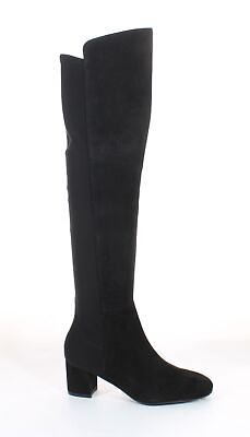 #ad Stuart Weitzman Womens Black Fashion Boots Size 5 7565512
