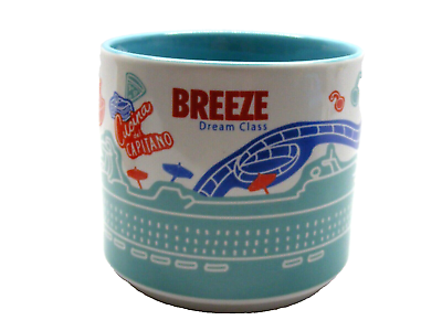 #ad Carnival Cruise Line Breeze Coffee Mug Vessels Series Java Blue New