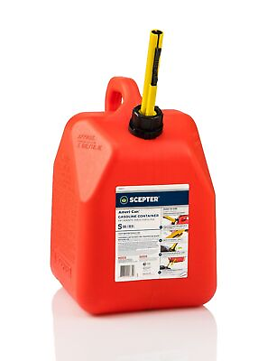 #ad Scepter Ameri Can Gasoline Can 5 Gallon Volume Capacity Red Gas Can Fuel Conta
