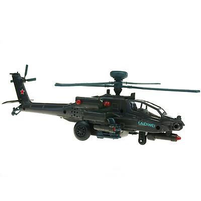#ad 23cm Alloy 1:64 AH 64D Armed Helicopter For Apache Military Aviation Model