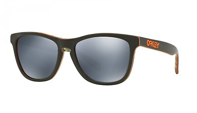 #ad New OAKLEY FROGSKINS LX OO2043 14 ERIC KOSTON 55mm Green Camo Sunglasses
