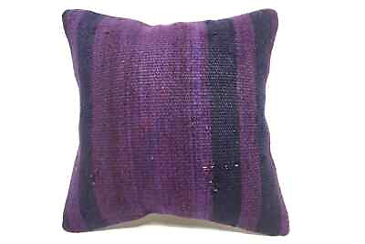 #ad Antique Pillows Pillow Case 16quot;x16quot; Purple Cushion Case Throw Pillow