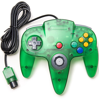 #ad Classic N64 Controller Joystick Remote for N64 VideoGame Gamepad Jungle Green