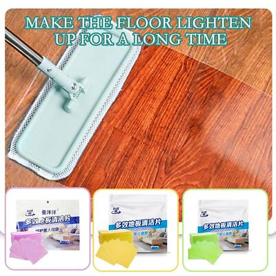 #ad 30 Pcs Multiple Effect Floor Cleaning Slice Tile Clean Detergent❀