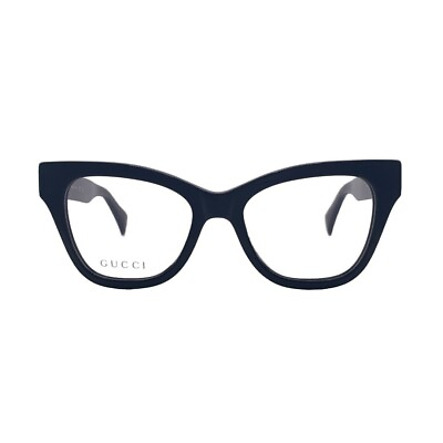 #ad Gucci GG1133O Black Cat Eye Eyeglasses Frames 52mm 18mm 145mm 001