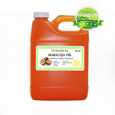 #ad VIRGIN MARACUJA OIL UNREFINED 100% PURE ORGANIC PASSIONFRUIT OIL COLD PRESSED