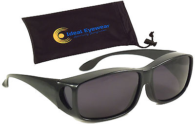 #ad Fit Over Sunglasses Polarized Large Wear Cover Glasses Fishing Golf Mens Womens