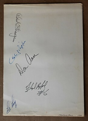 #ad Vintage Baltimore Orioles Team Signed Picture Autograph Auto Ripken Sr Lacy