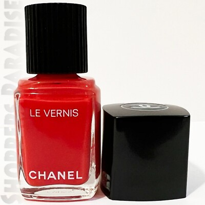#ad Chanel Le Vernis 546 ROUGE RED Bright Red Nail Polish Color 0.4oz