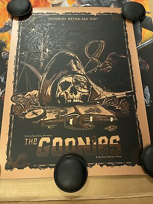 #ad The Goonies 18x24 Rare Sold out Mondo x 100 Rare sold out
