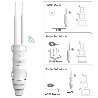#ad Wavlink AC600 WIFI Repeater Extender Booster High Power Outdoor AP 2.4G5G