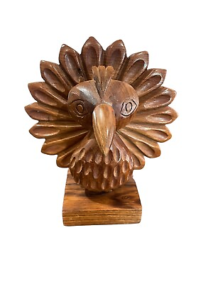 #ad Peacock Glasses Holder Stand Handcrafted Wood Bohemian Grandmacore