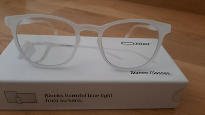 #ad computer screen eye protection Quality Glasses Black Blue white with case amp;cord $3.99