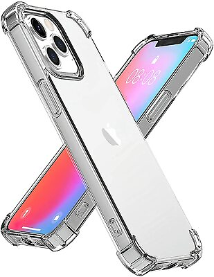 #ad CLEAR Shockproof Case For iPhone 15 14 13 12 11 Pro Max Xr Xs Max 7 8 Plus SE X
