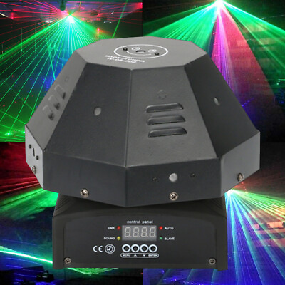 #ad 9 Eyes RGB Moving Head Light LED Beam Laser Projector DMX DJ Show Stage Lighting