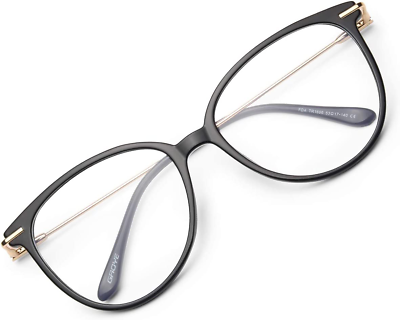 #ad Blue Light Blocking Glasses Women Men Fashion Cat Eye Fake Eyeglasses UV Ray Fi