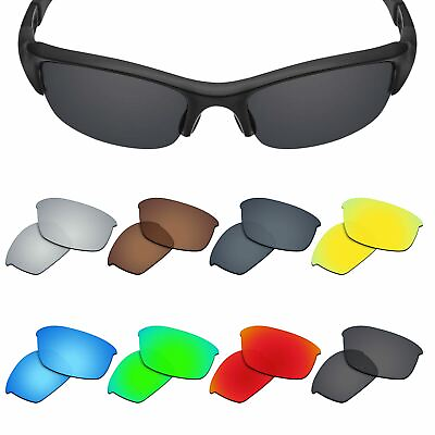 #ad POLARIZED Replacement Lenses for OAKLEY Flak Jacket Sunglasses Options $12.69