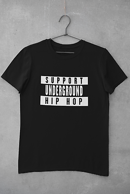 #ad Support Underground Hip Hop Shirt Real Hip Hop 90#x27;s Old school Era Classic