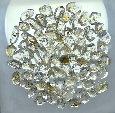 #ad 150 Carat. Fluorescent Petroleum Quartz Terminated Crystals lot from Pakistan