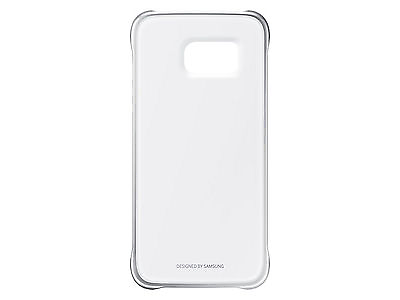 #ad For Samsung Protective Galaxy S6 Crystal Clear Hard Cover Case w Sliver Trim