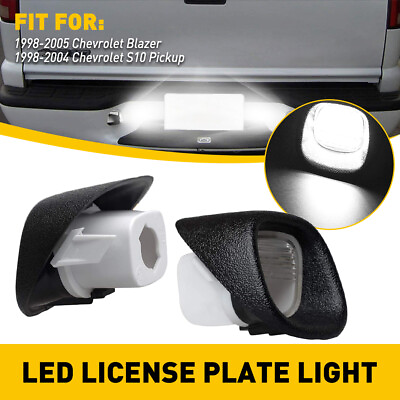 #ad LED License Plate Light Tail Assembly Lamp For GMC Blazer Sonoma 35916 Chevrolet