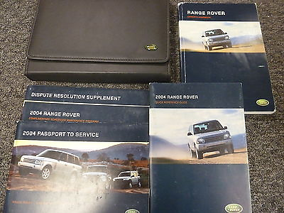 #ad 2004 Land Rover Range Rover SUV Owner Manual User Guide HSE Westminster 4.4L V8