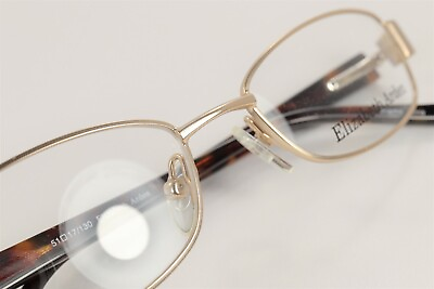#ad ELIZABETH ARDEN EA 1052 2 Matte Gold 51 17 130 Eyeglass Frames Flex Hinges A153