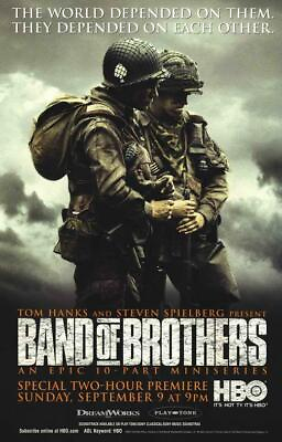#ad BAND OF BROTHERS Movie POSTER 11 x 17 Eion Bailey Jamie Bamber Michael Cudlitz E