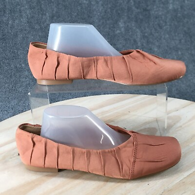 #ad Korks By Kork Ease Shoes Womens 7 M Palmer Casual Slip On Ballet Flats Orange