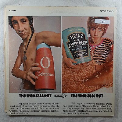 #ad The Who Sell Out Decca 74950 Record Album Vinyl LP