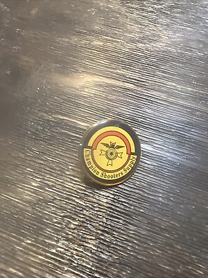 #ad Champion Shooters Supply Logo Vintage Tack Pin Union Made In The USA