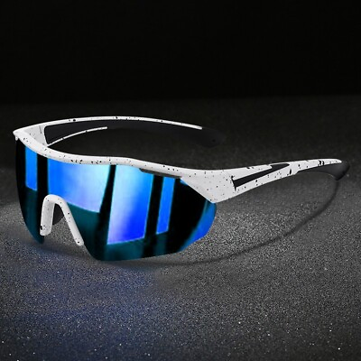 #ad #ad Polarized Cycling Glasses Men Sports Sunglasses Road MTB Mountain Riding Eyewear