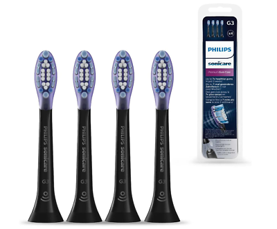 #ad 4xGenuine G3 Optimal Plaque Control Replacement Head For Philips Sonicare Black $18.62