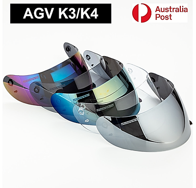 #ad Motorcycle Helmet Visor AGV K3 K4 Helmet Shield Glasses Lens Full Face Day Use