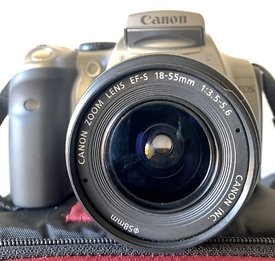 #ad Canon EOS DSLR Rebel Digital 6.3MP Camera DS6041 18 55mm Zoom Lens $225.00