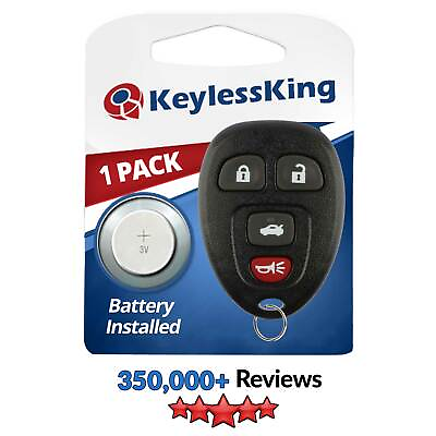 #ad New Replacement Keyless Entry Remote Key Fob Clicker Transmitter for 15252034