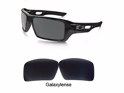 #ad Galaxy Replacement Lenses For Oakley Big Taco Sunglasses Iridium Black Polarized