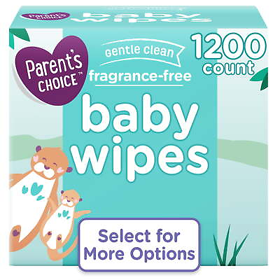 #ad Fragrance Free Baby Wipes 1200 Count Select for More Options