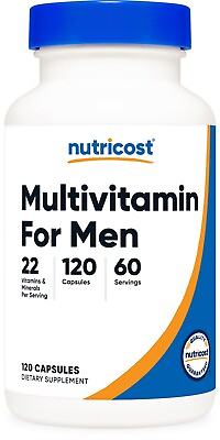 #ad Nutricost Multivitamin for Men 120 Capsules Vitamins and Minerals