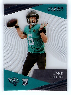 #ad 2020 Chronicles Clear Vision Jake Luton Rookie #CV 30 Jaguars