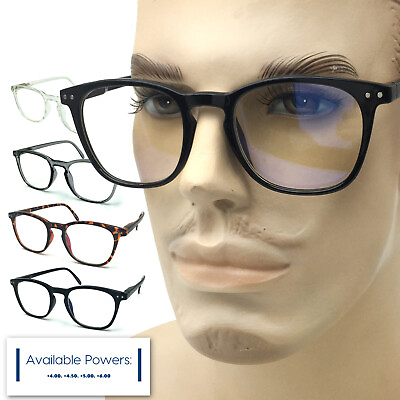 #ad High Power EXTRA STRENGTH Reading Reader Glasses Men Women 4.00 4.50 5.00 6.00
