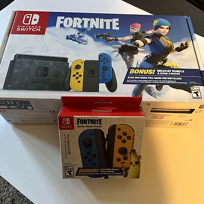 #ad Nintendo Switch Fortnite With Joy Con Included Code
