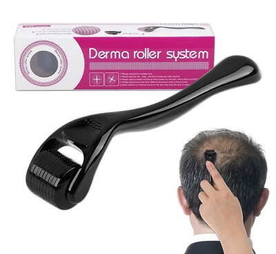 #ad Beard Derma Roller For Hair Loss Beard Growth 0.50MM Titanium Derma Roller micro $9.99