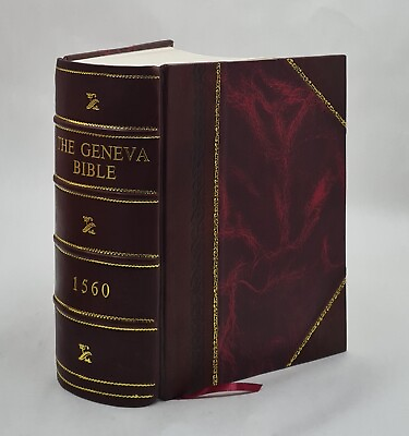 #ad The Geneva Bible 1560 1560 by God LEATHER BOUND