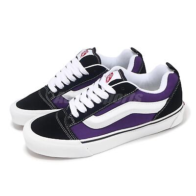 #ad Vans Knu Skool Black Purple Men Unisex LfieStyle Casual Shoes VN0009QCB5P