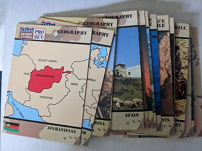 #ad Desert Storm Trading Cards 1991 Pro Set Pick Multiple and Save